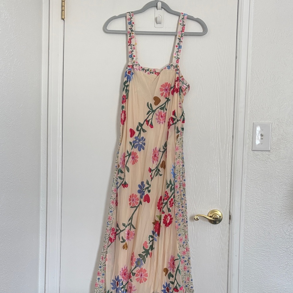 FP Movement by Free People - Falling Petals Velvet Maxi Dress